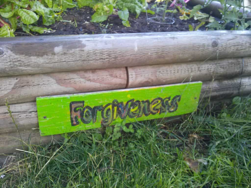 Forgiveness sign